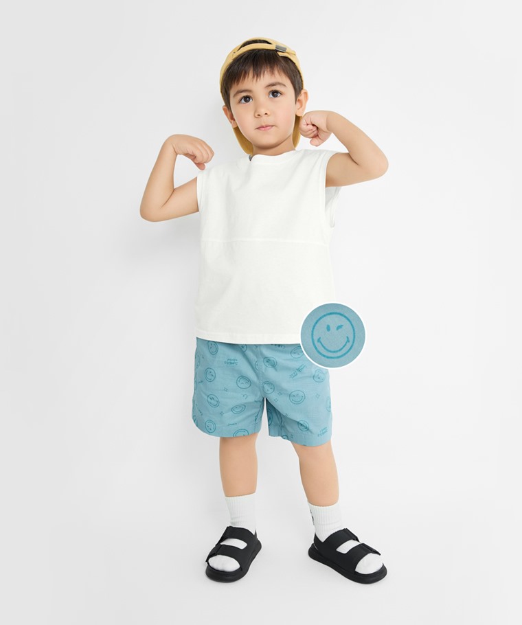 SmileyWorld®輕便鬆緊短褲-童