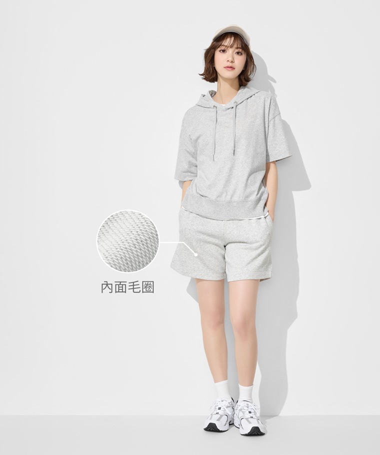 毛圈五分褲-女