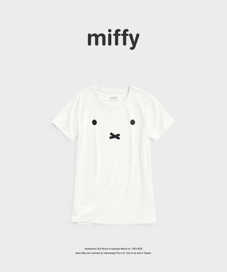 聯名系列T恤-WOMEN：女 · Miffy印花T恤-01