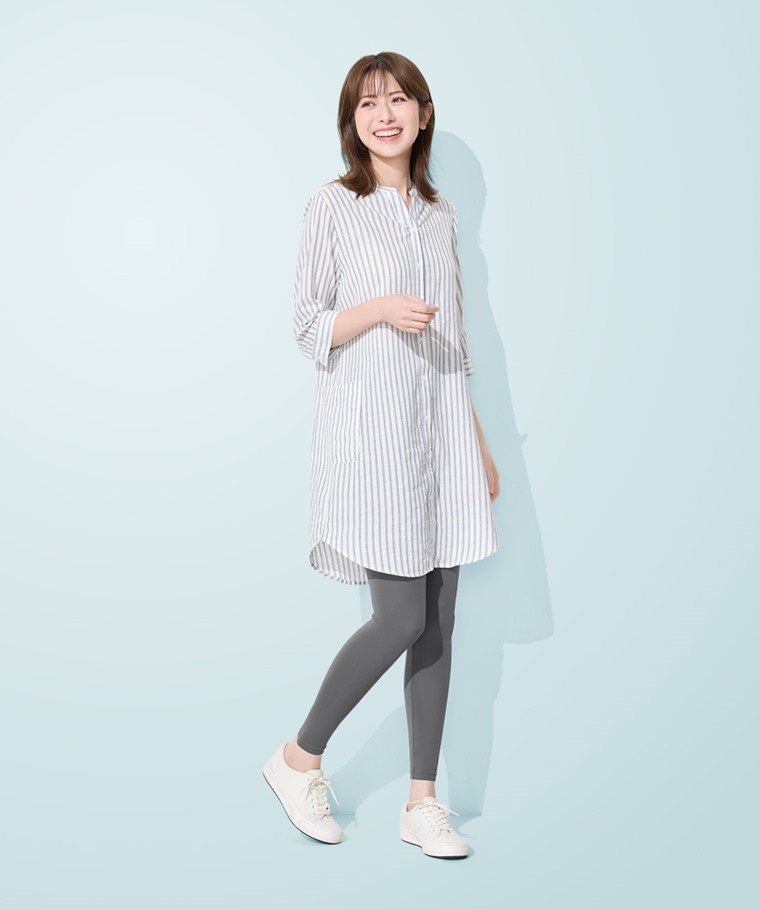 輕涼九分內搭褲-女