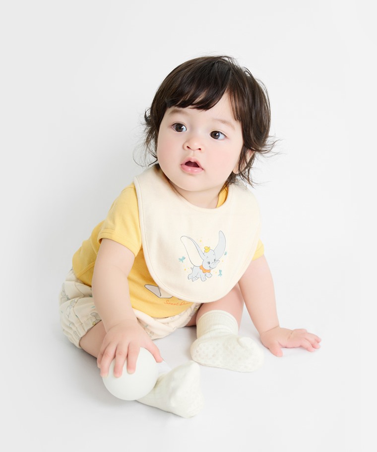 迪士尼系列純棉羅紋套裝組(3入)-Baby