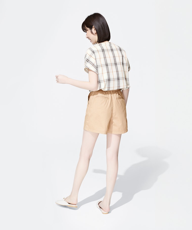 卡其短褲-女