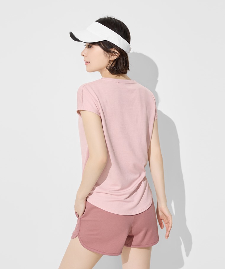 吸排連袖寬版上衣-女