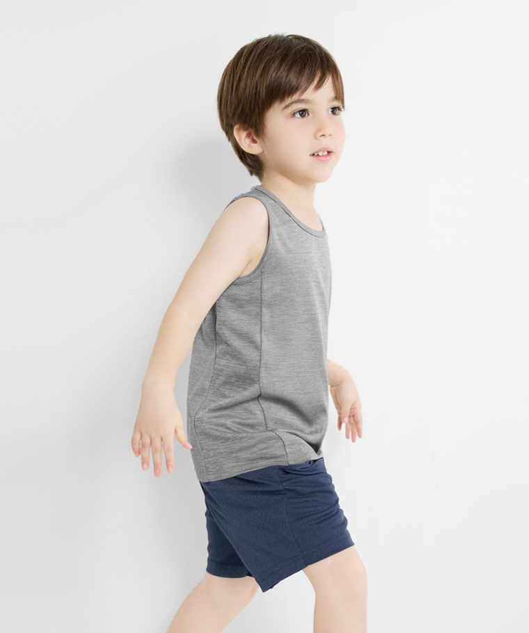 吸排網眼短褲-童