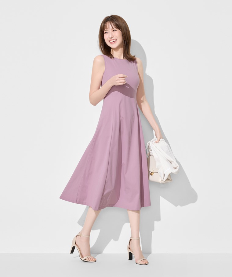 春夏女裝新品：女 · 輕涼彈性長洋裝,女 · 彈力細肩帶