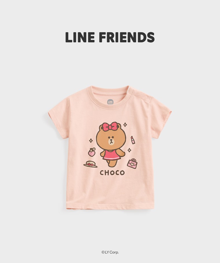 聯名系列T恤-BABY：Baby · LINE FRIENDS印花T恤-03