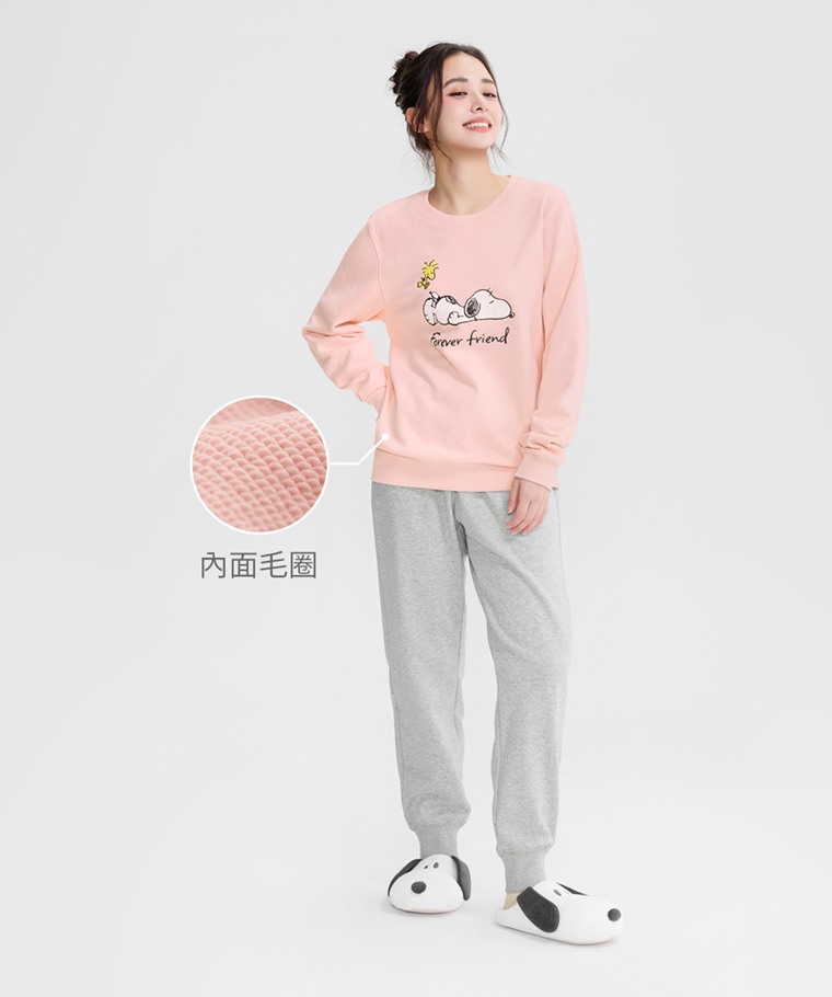 史努比系列毛圈家居套裝-女