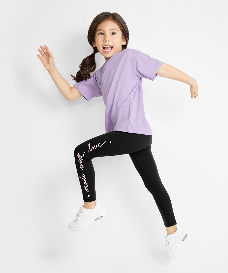 吸排網眼短袖T恤-童