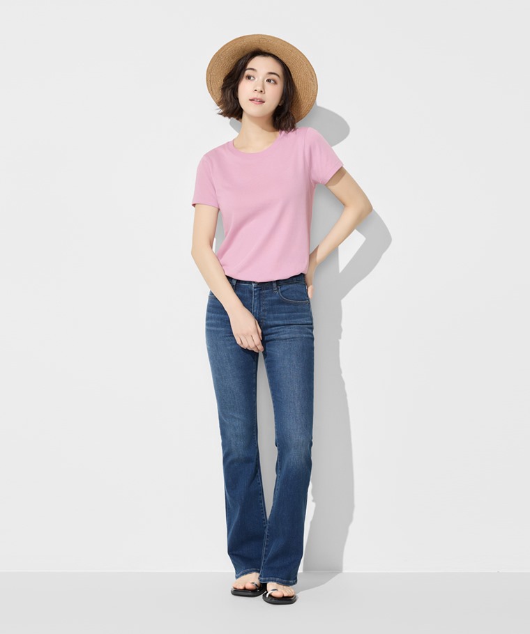 快乾棉圓領T恤-女