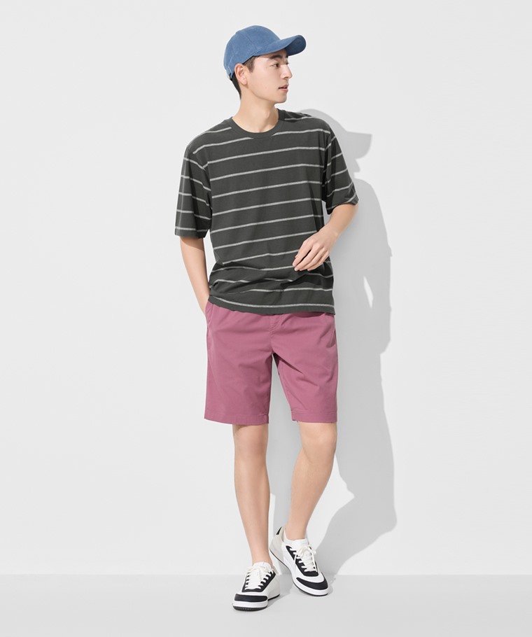 快乾棉質輕便短褲-男