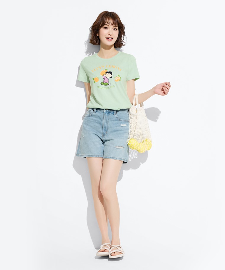 史努比系列印花T恤-06-女