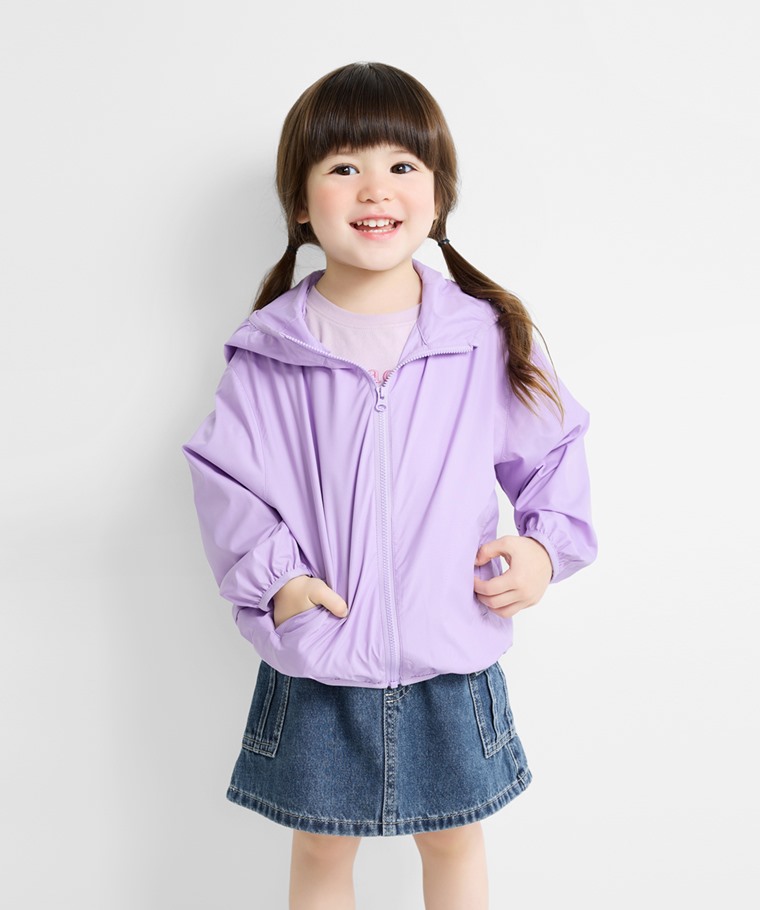 抗UV輕型風衣外套-童