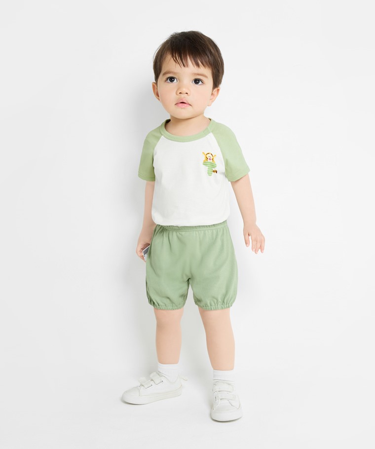 純棉動物造型鬆緊短褲-Baby