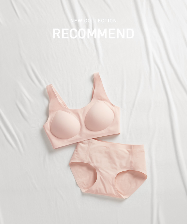 成套穿搭推薦：女 · 無痕低腰內褲,女 · 無痕舒適Bra背心