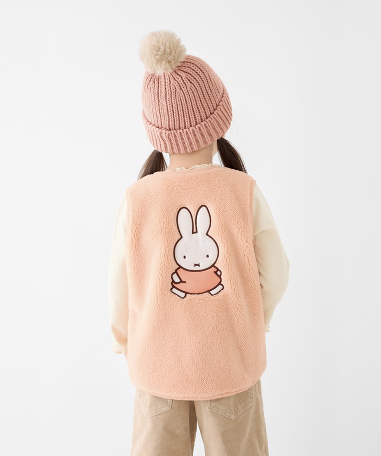 Miffy and Friends電繡背心-童 - 選用日本高品質四合釦，堅固耐用。