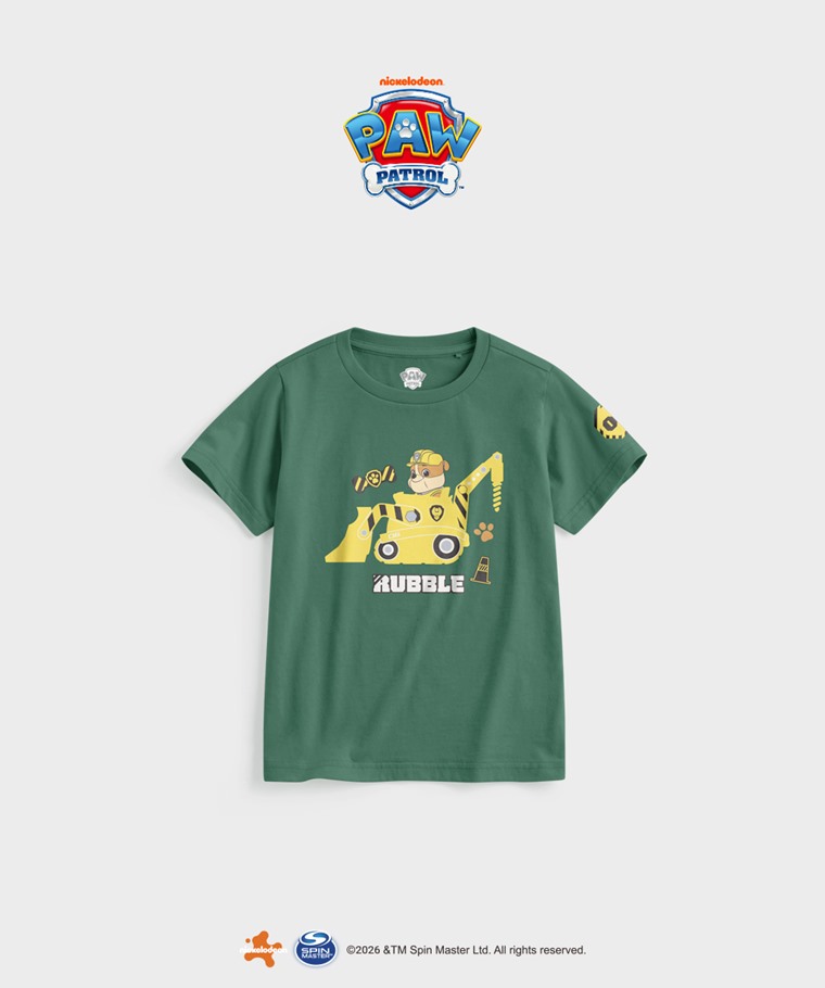 聯名系列T恤-KIDS：童 · 汪汪隊立大功印花T恤-04
