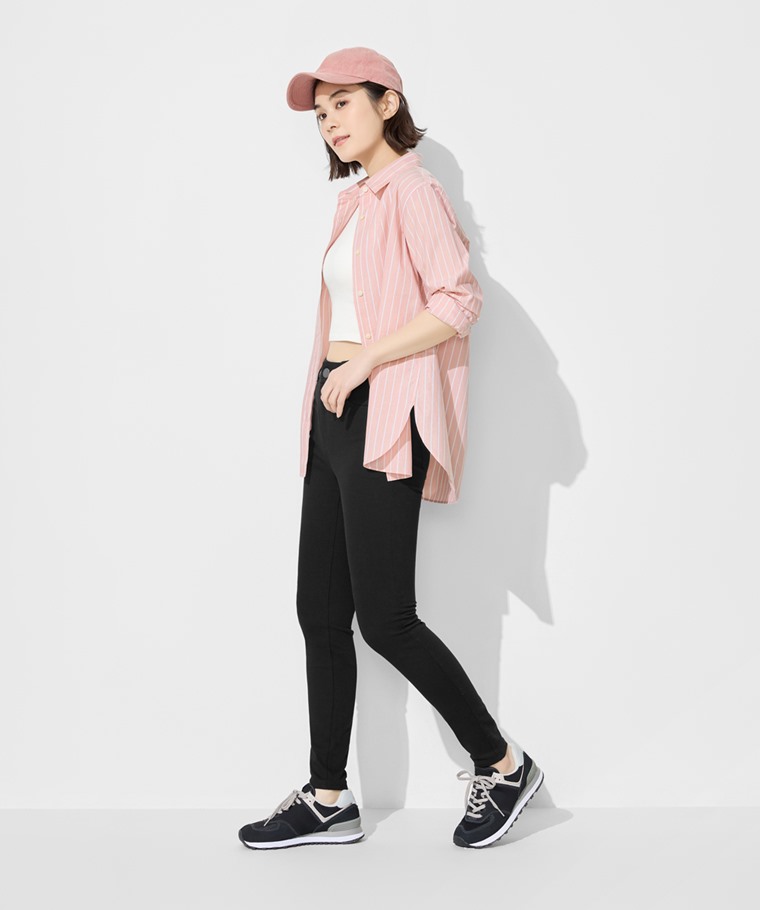 彈力修身緊身褲-女