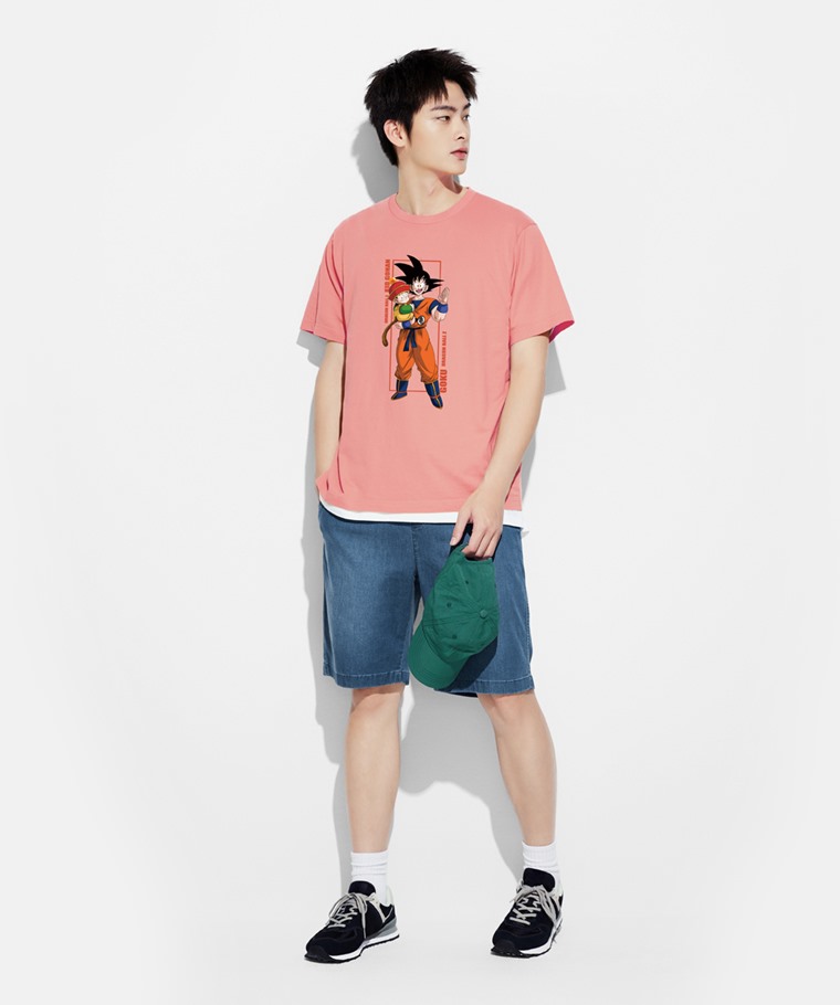 七龍珠Z印花T恤-10-男