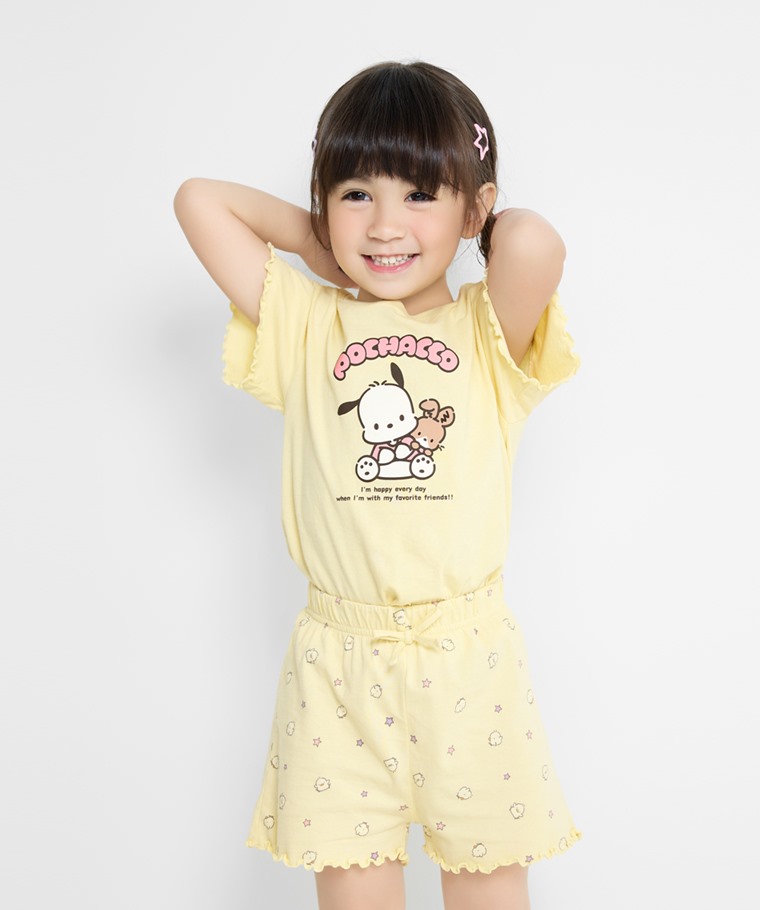 三麗鷗純棉木耳邊家居套裝-02-童