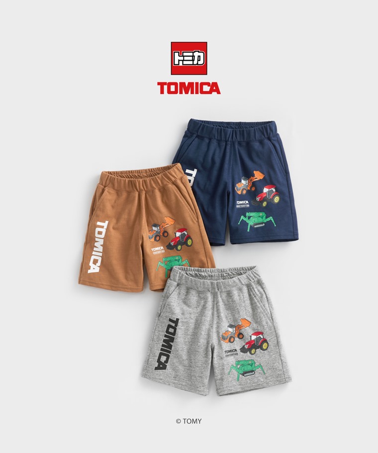 春夏童裝新品：童 · TOMICA竹節棉印花口袋短褲