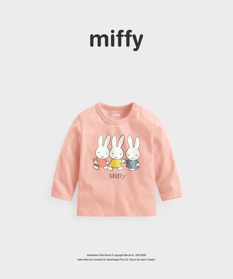 聯名系列T恤-BABY：Baby · Miffy長袖印花T恤-04
