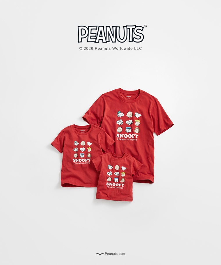 親子/情侶系列：Baby · 史努比系列印花T恤-08,男 · 史努比系列印花T恤-08,童 · 史努比系列印花T恤-08