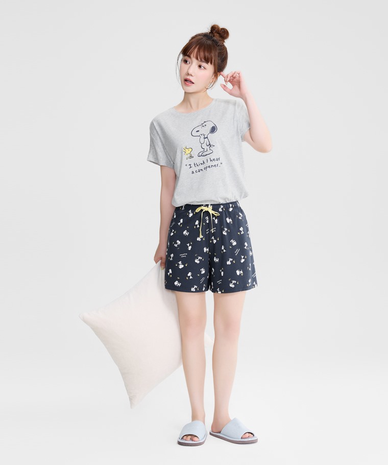 宅家舒適家居系列：女 · 史努比系列莫代爾家居套裝