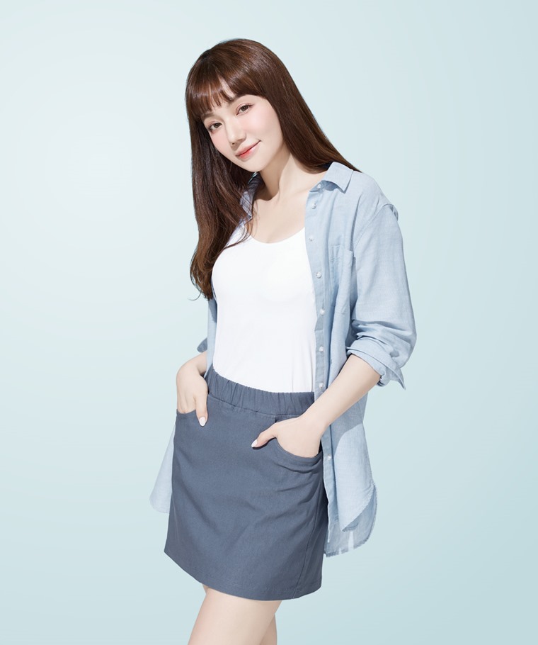 輕涼Bra細肩帶背心-女