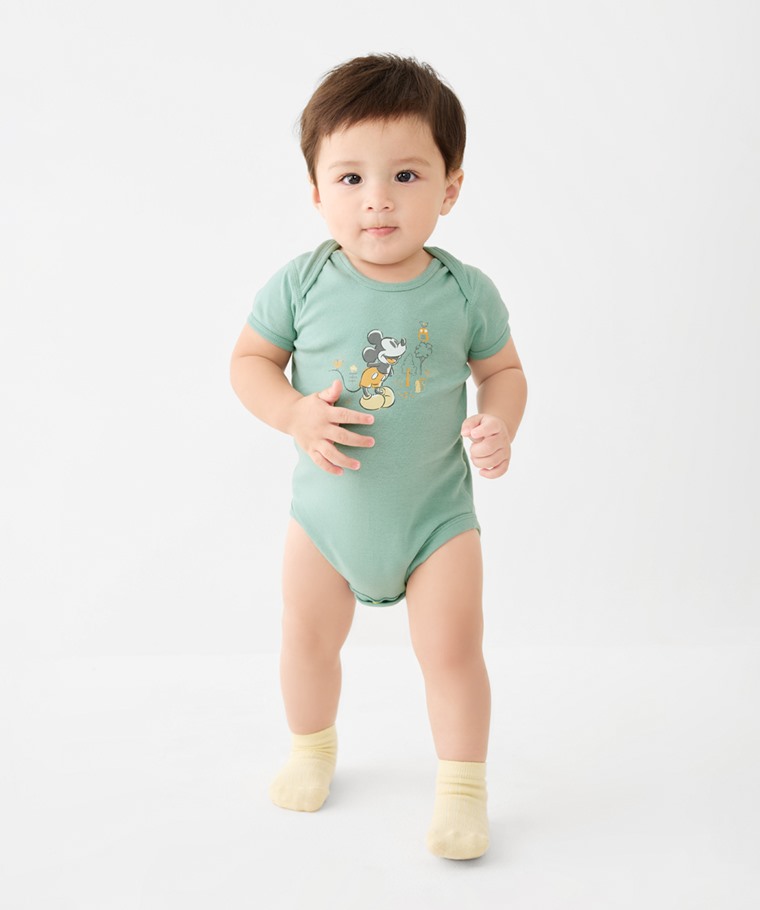 迪士尼系列純棉羅紋包臀衣-Baby