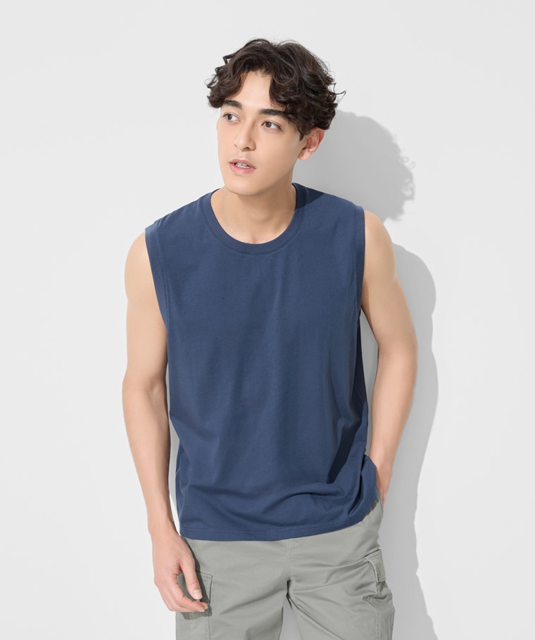 純棉背心-男