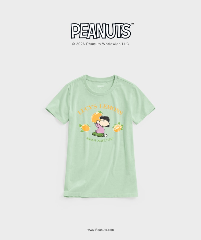 聯名系列T恤-WOMEN：女 · 史努比系列印花T恤-06