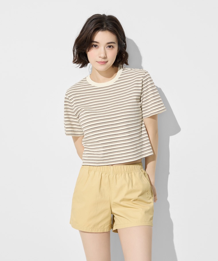 棉質輕便短褲-女