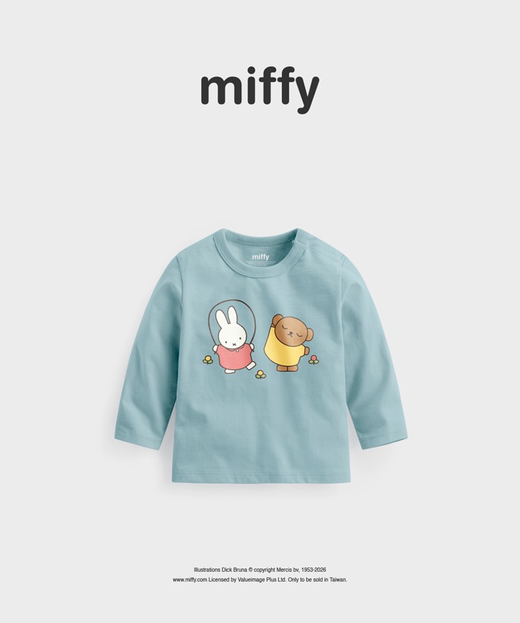 聯名系列T恤-BABY：Baby · Miffy and Friends長袖印花T恤-05
