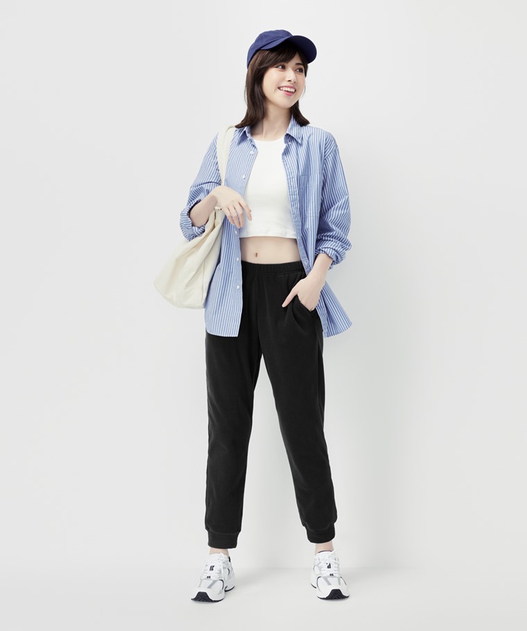 Fleece束口長褲-女