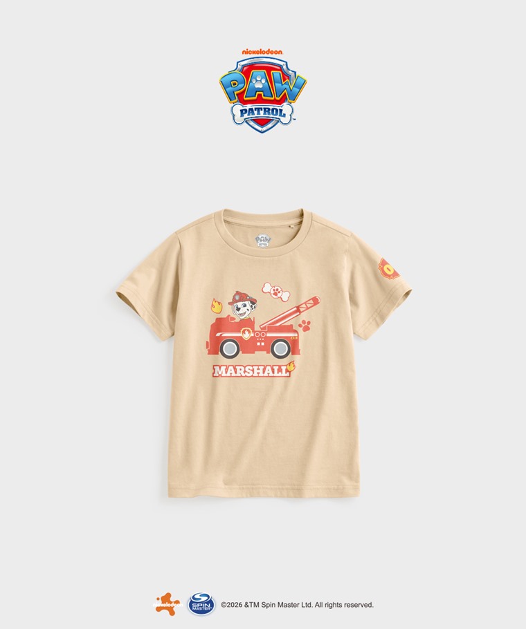 聯名系列T恤-KIDS：童 · 汪汪隊立大功印花T恤-04