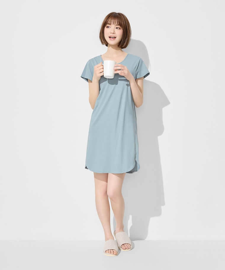 宅家舒適家居系列：女 · 輕涼Bra家居洋裝