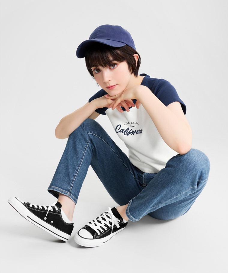 棉質經典帆布休閒鞋-女
