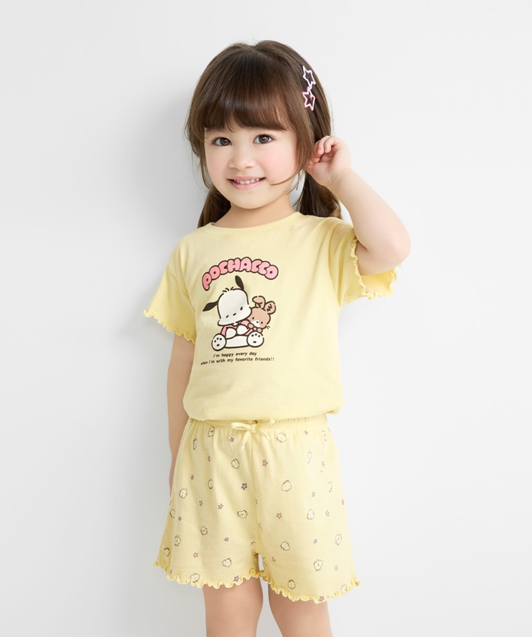 宅家舒適家居系列：童 · 三麗鷗純棉木耳邊家居套裝-02