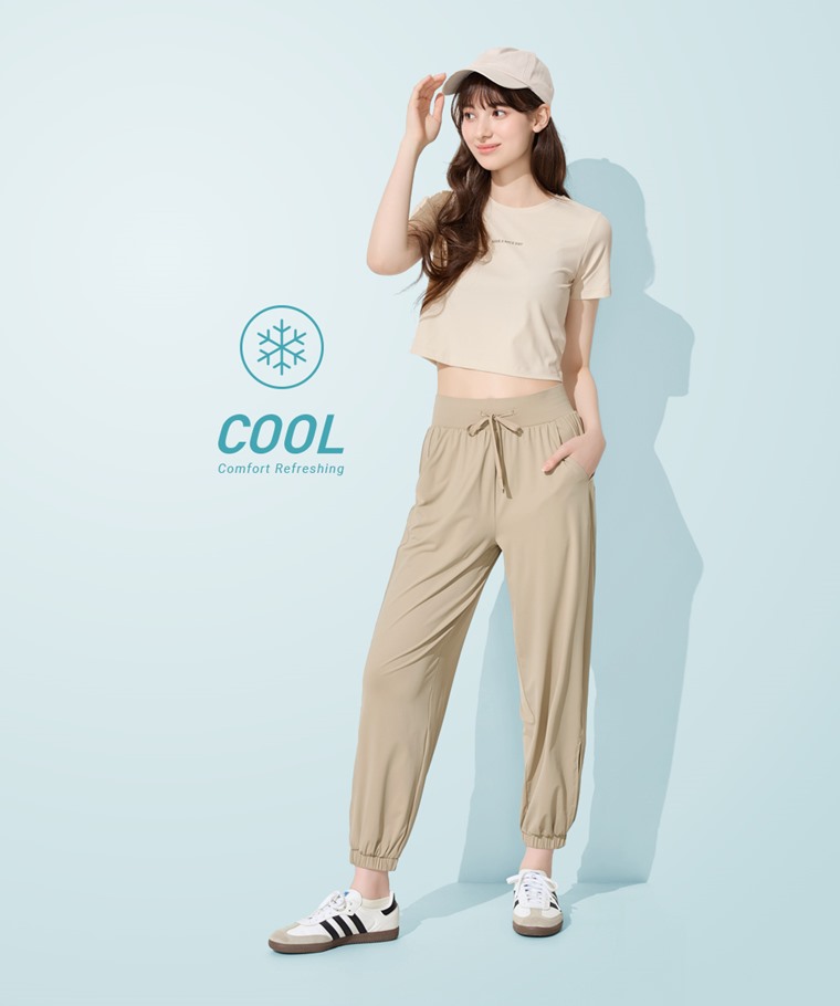 輕涼羅紋文字印花短版上衣-女