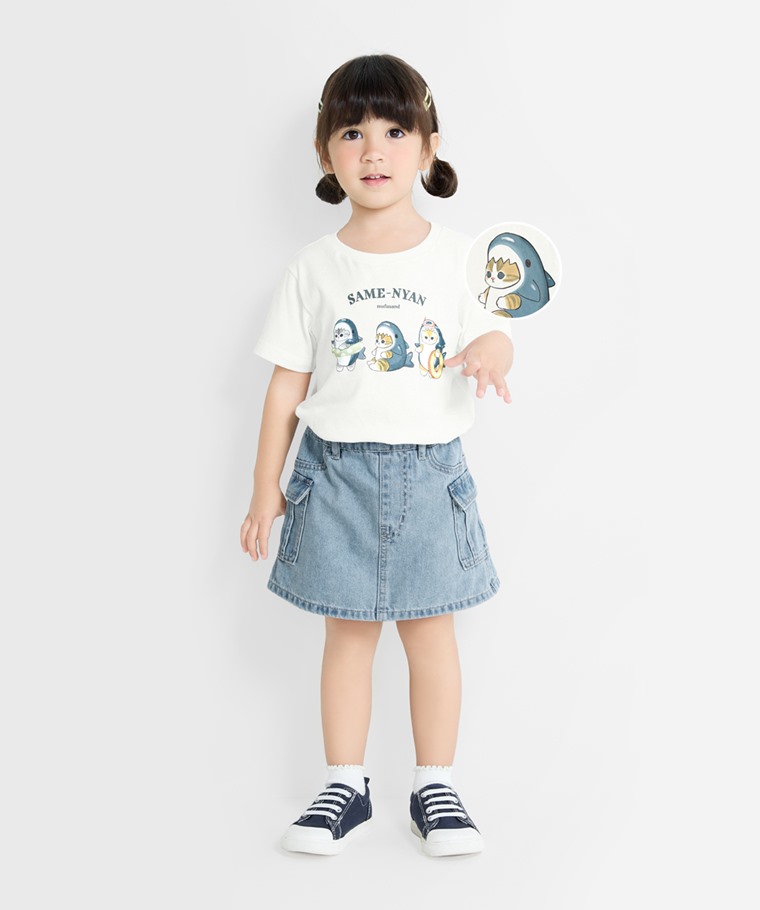 貓福珊迪印花T恤-01-童