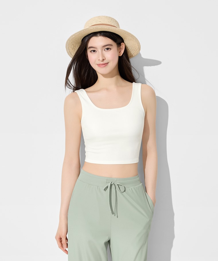 Bra美背方領背心-女