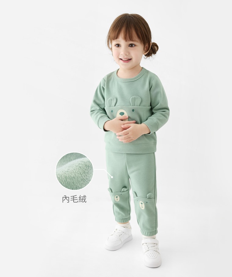 毛絨印花造型束口褲-Baby