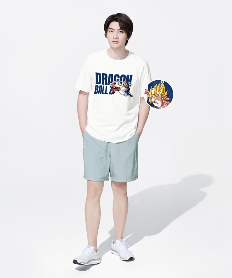 七龍珠Z厚版印花T恤-09-男