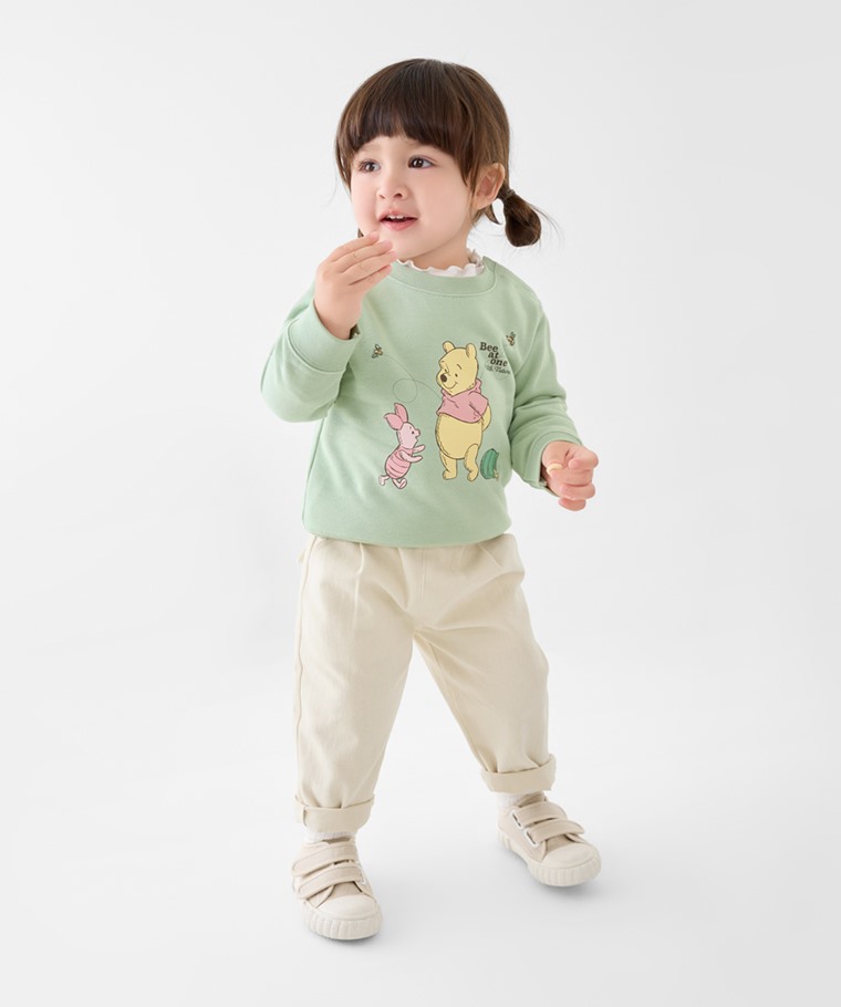 迪士尼系列毛圈印花圓領衫-04-Baby