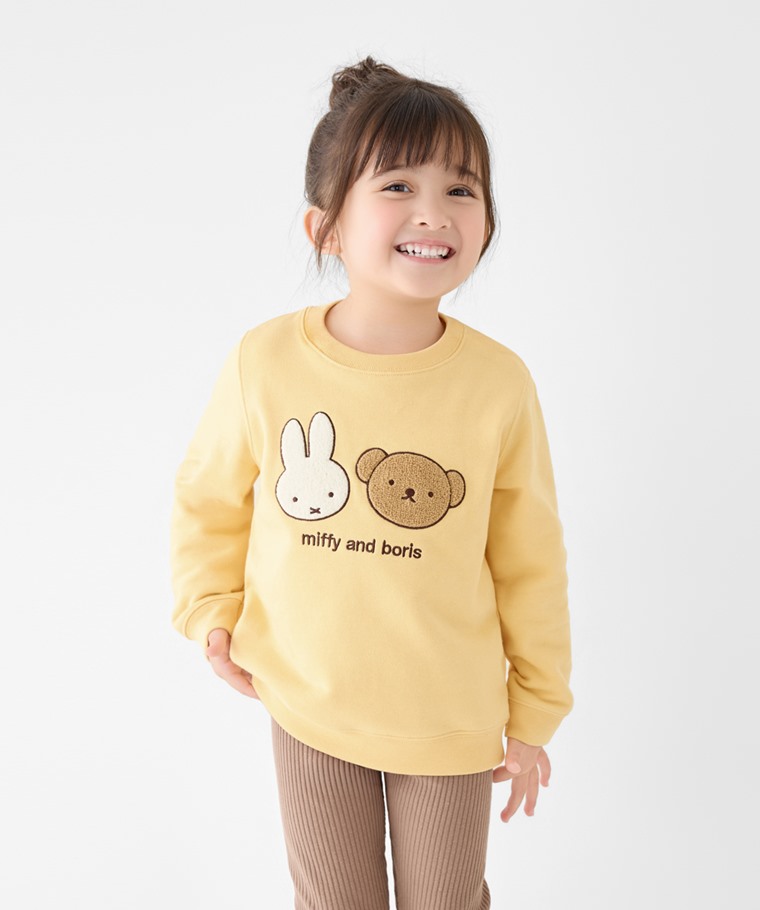 Miffy and Friends毛圈電繡圓領衫-03-童