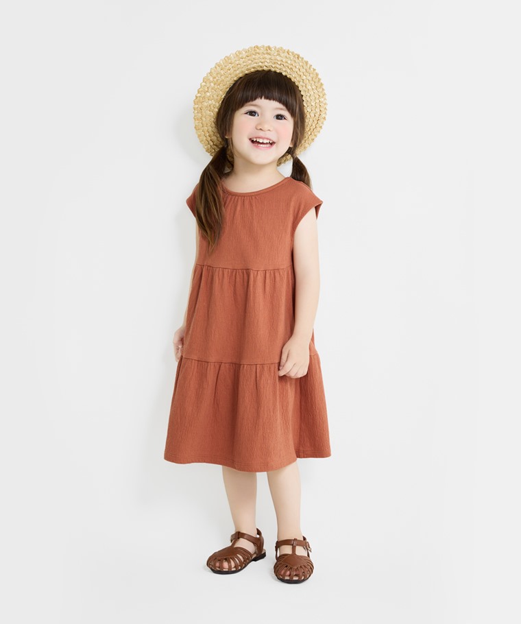 棉質背心洋裝-童