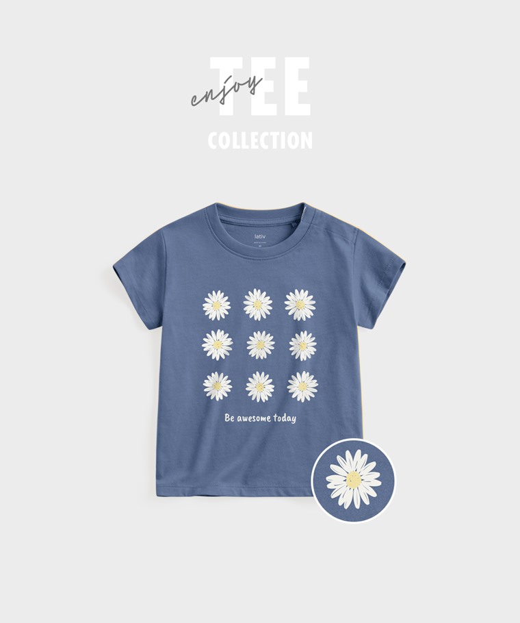 聯名系列T恤-BABY：Baby · 小花印花T恤