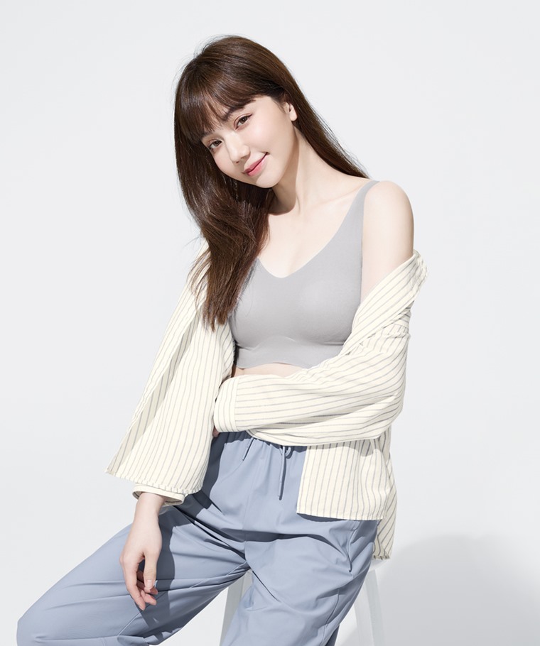 棉質彈力無痕可拆式Bra背心-女