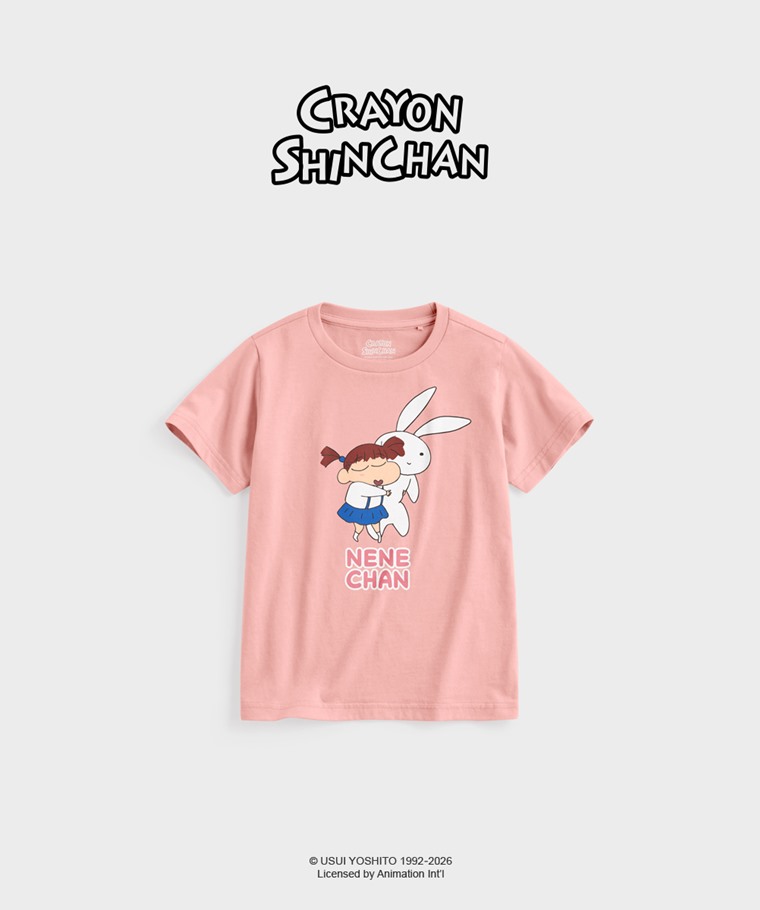 聯名系列T恤-KIDS：童 · 蠟筆小新印花T恤-10