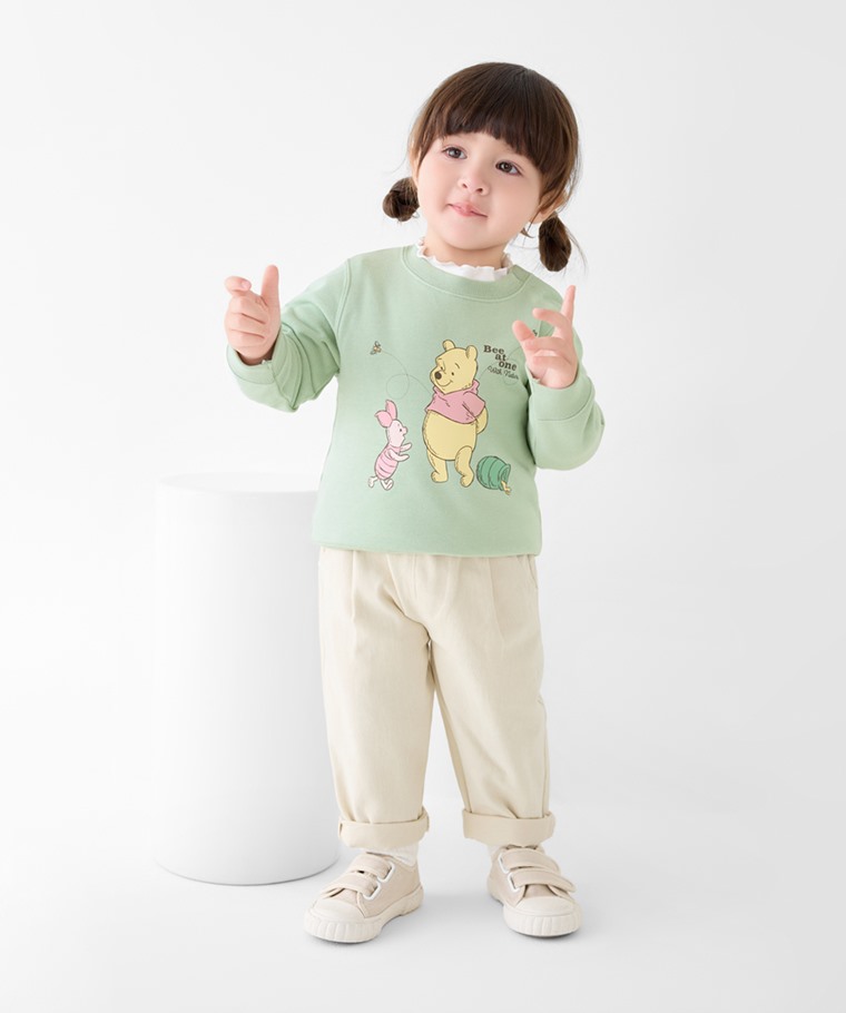 迪士尼系列毛圈印花圓領衫-04-Baby